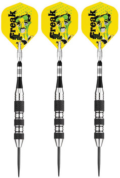 Viper Freak steel tip darts with Spinster aluminum shafts, fine knurl Viper Freak steel tip darts with Spinster aluminum shafts, fine knurl