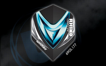Winmau Rhino Long Life Extra Thick Standard Flights - 6905.177, Diamond, Ice, Black, Blue, Silver Winmau Rhino Long Life Extra Thick Standard Flights - 6905.177, Diamond, Ice, Black, Blue, Silver