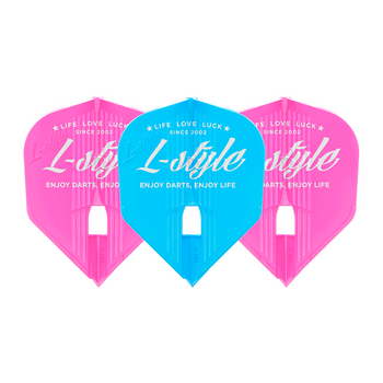 L-Style Vintage Logo Small Standard  L3 KAMI Flights Pink - Light Blue - Pink