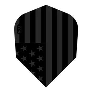 V-75 Flights Standard American Flag Black Traditional V-75 Flights Standard American Flag Black Traditional