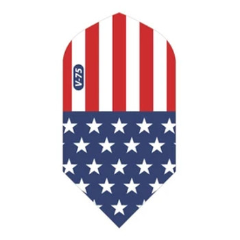V-75 Flights Slim American Flag Translucent Classic V-75 Flights Slim American Flag Translucent Classic