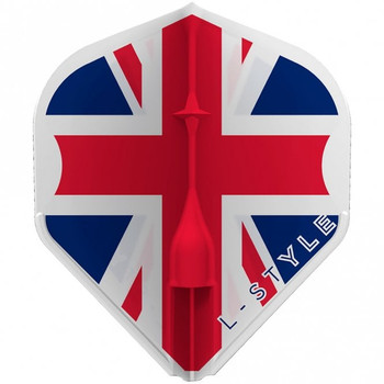 L1 EZ Standard Union Jack Champagne Flight - Clear White L1 EZ Standard Union Jack Champagne Flight - Clear White
