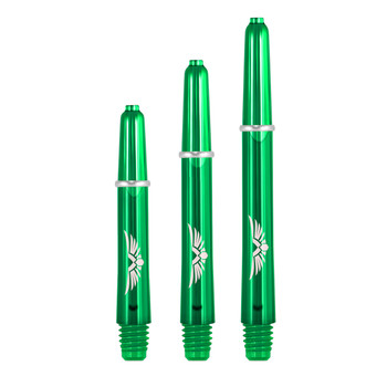 Shot! Eagle Claw Dart Shaft Inbetween Green with Ring Shot! Eagle Claw Dart Shaft Inbetween Green with Ring
