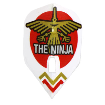 L-style Seigo Asada "Ninja" V.5 Small Standard L3 Pro Champagne Flights - White L-style Seigo Asada "Ninja" V.5 Small Standard L3 Pro Champagne Flights - White