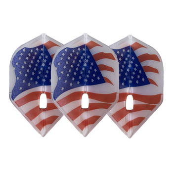 L-style L1c American Flag V.1 Signature Champagne Flights - Clear White L-style L1c American Flag V.1 Signature Champagne Flights - Clear White