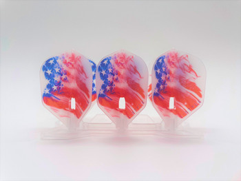 L-style L3c American Flag V3 Signature Champagne Flights - Clear White L-style L3c American Flag V3 Signature Champagne Flights - Clear White