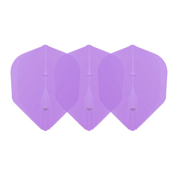 L-Style EZ L3 Standard Flights - Clear Purple L-Style EZ L3 Standard Flights - Clear Purple
