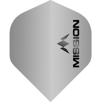 Mission Logo - Flights - 100 Micron - UV Finish - No2 (Standard) - Matte Grey