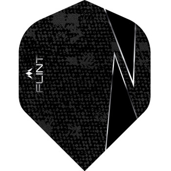 Mission Flint Flights - 100 Micron - UV Finish - No2 (Standard) - Black Mission Flint Flights - 100 Micron - UV Finish - No2 (Standard) - Black