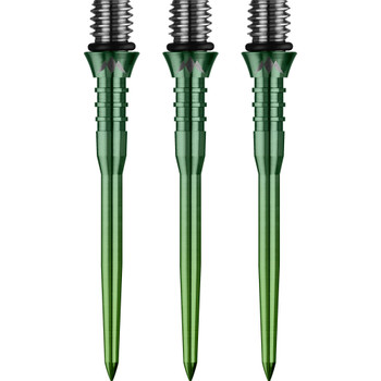 Mission - Titan Pro - Titanium Conversion Points - Soft to Steel - Grooved - 34mm - Gradient Green Mission - Titan Pro - Titanium Conversion Points - Soft to Steel - Grooved - 34mm - Gradient Green