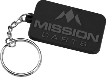 Mission Logo Keyring - Soft PVC Feel - Grey Mission Logo Keyring - Soft PVC Feel - Grey