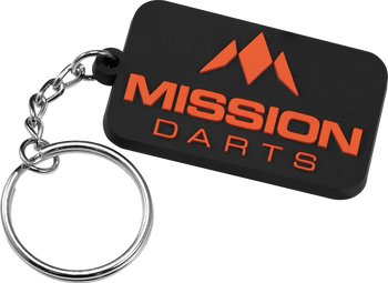 Mission Logo Keyring - Soft PVC Feel - Orange Mission Logo Keyring - Soft PVC Feel - Orange