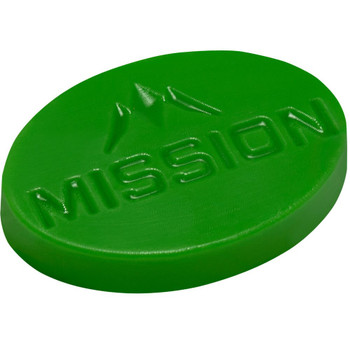 Mission Grip Wax with Logo - Scented - 7mm Thick - Large - Apple - Green Mission Grip Wax with Logo - Scented - 7mm Thick - Large - Apple - Green