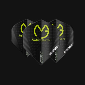 Winmau MvG Prism Delta Dart Flights - No2 (Standard) - Black Winmau MvG Prism Delta Dart Flights - No2 (Standard) - Black