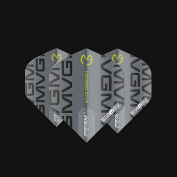 Winmau MvG Prism Delta Flights - No2 (Standard) - Grey Print Winmau MvG Prism Delta Flights - No2 (Standard) - Grey Print