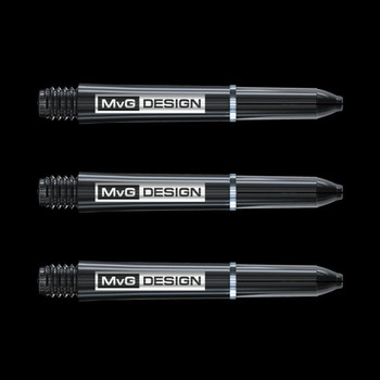Winmau Signature MvG Design Shafts - Black - Short Winmau Signature MvG Design Shafts - Black - Short