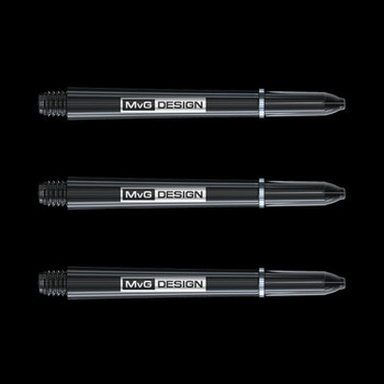 Winmau Signature MvG Design Shafts - Black - Medium Winmau Signature MvG Design Shafts - Black - Medium