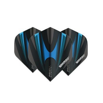 Winmau Prism Alpha Standard Flight - Aqua & Black Winmau Prism Alpha Standard Flight - Aqua & Black