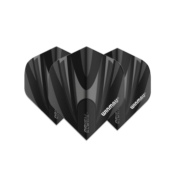 Winmau Prism Alpha Standard Flights - Grey & Black Winmau Prism Alpha Standard Flights - Grey & Black