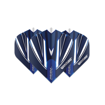 Winmau Prism Alpha Standard Flight - Blue & White Winmau Prism Alpha Standard Flight - Blue & White