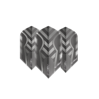 Winmau Prism Zeta Slim Flight - Black / Grey Winmau Prism Zeta Slim Flight - Black / Grey