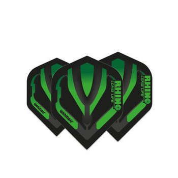 Winmau Rhino Standard Flight - Black & Green Winmau Rhino Standard Flight - Black & Green