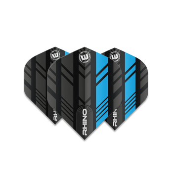 Winmau Rhino Standard Flight - Black & Blue Winmau Rhino Standard Flight - Black & Blue