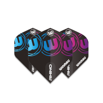 Winmau Rhino Standard Flight - Purple & Blue Winmau Rhino Standard Flight - Purple & Blue