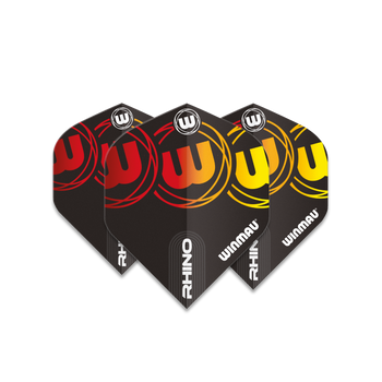 Winmau Rhino Standard Flight - Red & Yellow Winmau Rhino Standard Flight - Red & Yellow