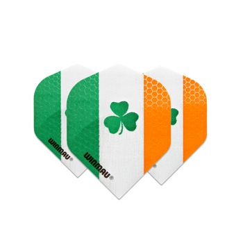 Winmau Mega Standard 75 Micron Flight - Irish Clover Winmau Mega Standard 75 Micron Flight - Irish Clover