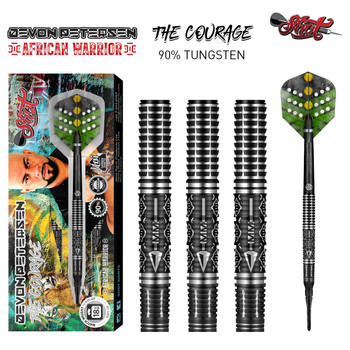 Devon Petersen Courage Soft Tip Darts 20g Devon Petersen Courage Soft Tip Darts 20g