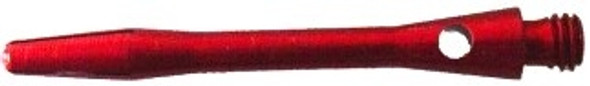 Inbetween size red aluminum dart shafts Inbetween size red aluminum dart shafts