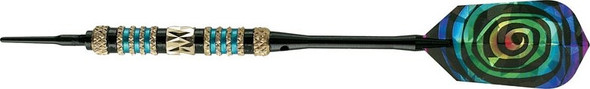 Wizard soft tip dart with diamond-cut brass barrel Wizard soft tip dart with diamond-cut brass barrel
