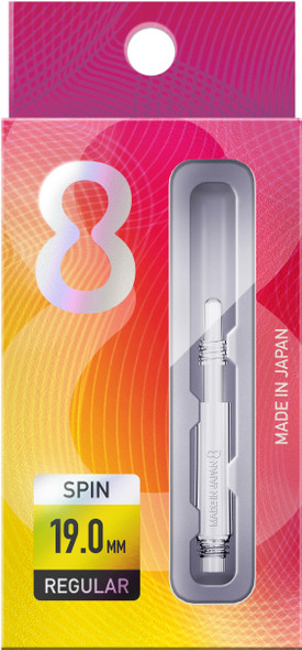Target 8 Flight Spinning Shaft Short+ Clear (22.5mm) Target 8 Flight Spinning Shaft Short+ Clear (22.5mm)