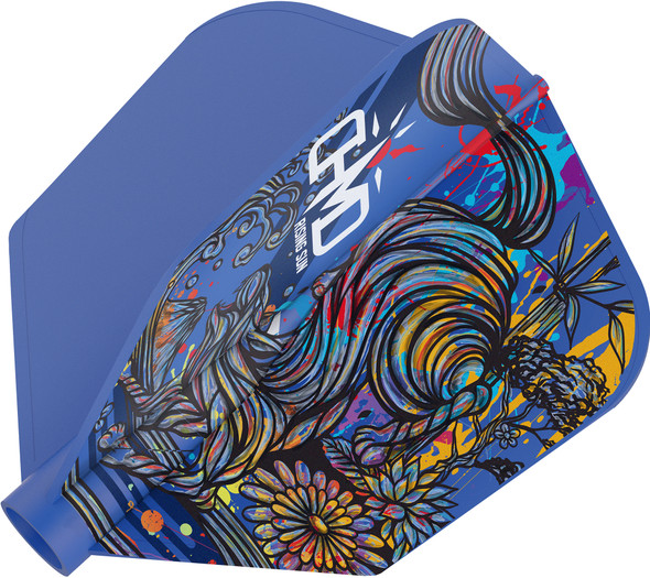 Target 8 Flight Haruki Muramatsu Shape No. 6 - Blue/White Target 8 Flight Haruki Muramatsu Shape No. 6 - Blue/White