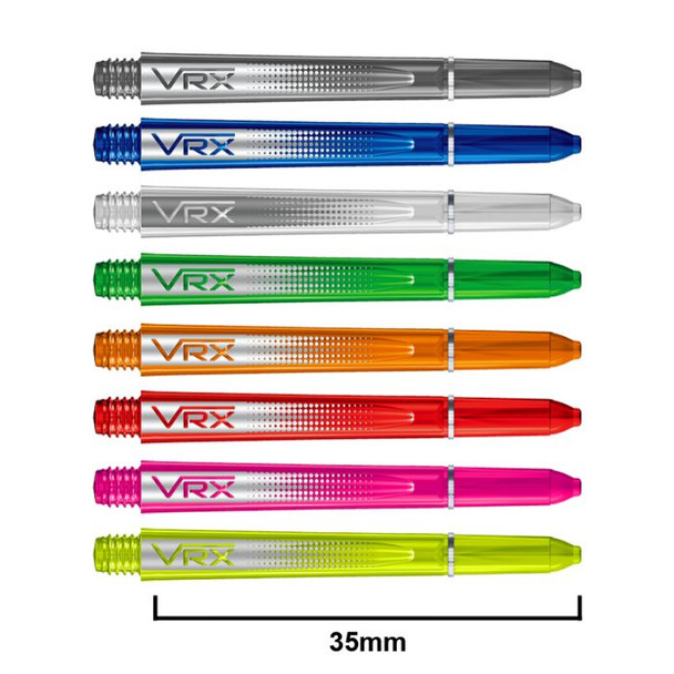 Red Dragon VRX Polycarbonate Short Red Dart Shafts