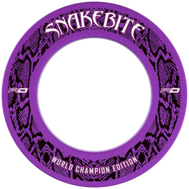 Red Dragon Peter Wright World Champion Purple Snake Skin Dartboard Surround