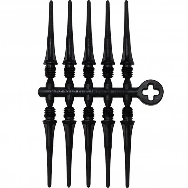 Cosmo - Fit Point Plus - Soft Tips - Pack of 50 - Black