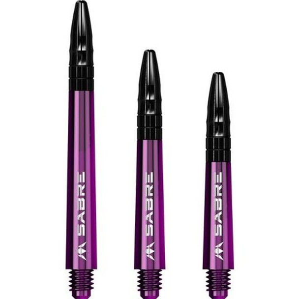 Mission Sabre Dart Shafts - Purple Base / Black Top