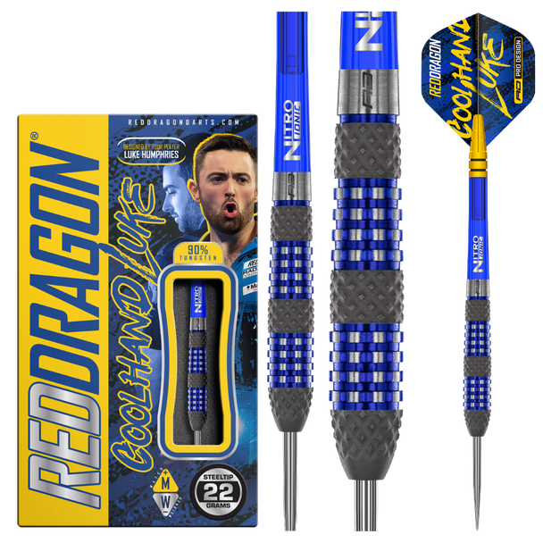 Red Dragon Luke Humphries TX2 Atomised Steel Tip Darts