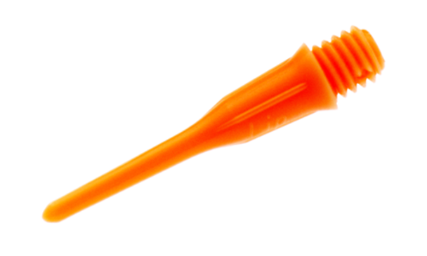 L-style Short Lippoint Soft Dart Tips - 2ba Orange