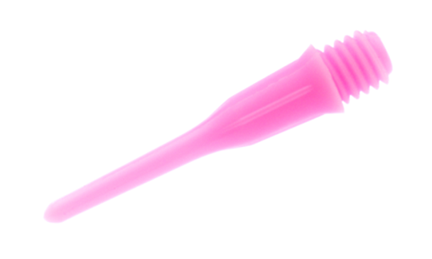 L-style Short Lippoint Soft Dart Tips - 2ba Pink