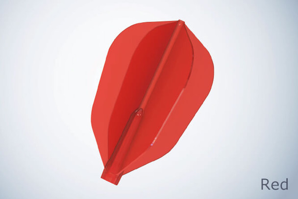 Cosmo Darts Fit Flight AIR Dart Flights - Super Shape Red