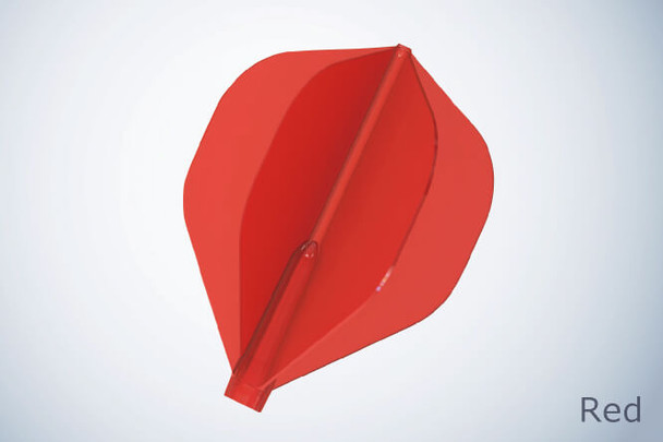 Cosmo Darts Fit Flight AIR Dart Flights - Standard Red