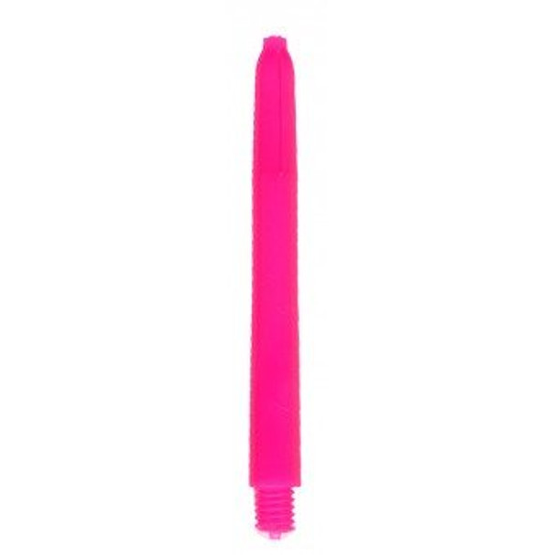 Deflectagrip Fluro Pink Medium Nylon Dart Shafts