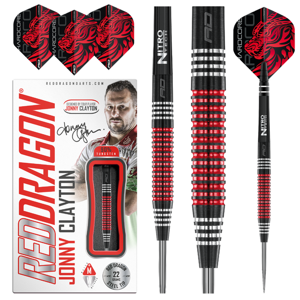 Red Dragon Jonny Clayton Special Edition 242g Steel Tip Darts