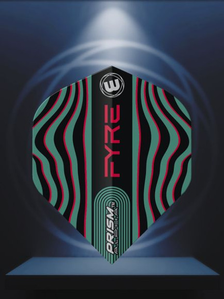 Winmau Prism Alpha Black, Turquoise & Red