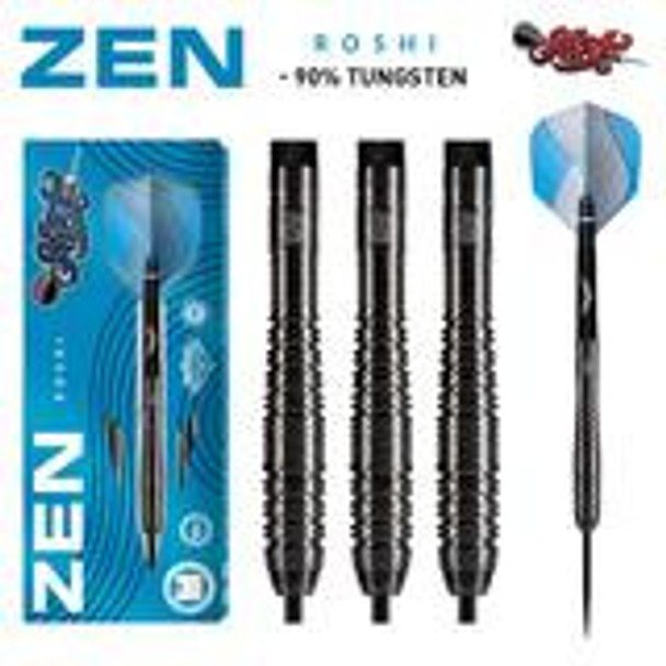 Shot Zen ROSHI - BLACK TI Steel Tip Dart Set-90% - 23gm BB