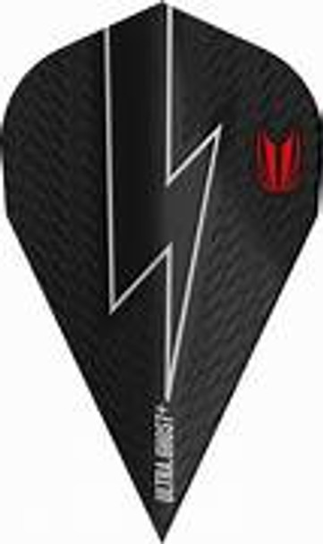 Target Power Ultra Ghost Plus Red G5 Dart Flights - Vapor