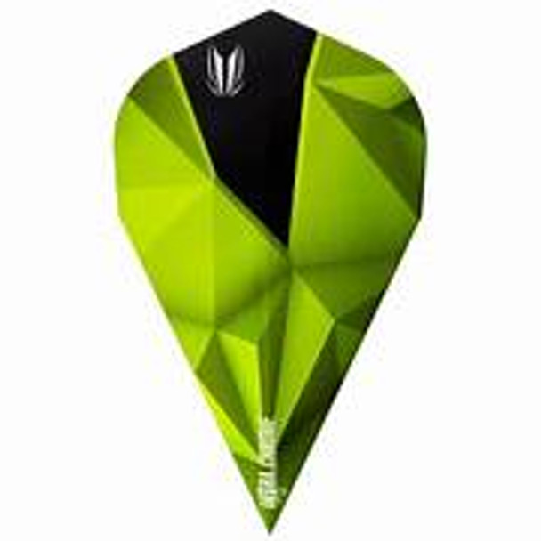 Target Shard Ultra Chrome Emerald Vapor Dart Flights - Vapor